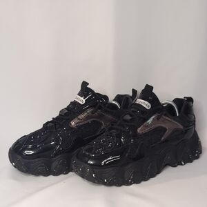 Glossy Chunky Platform Y2K Shoe